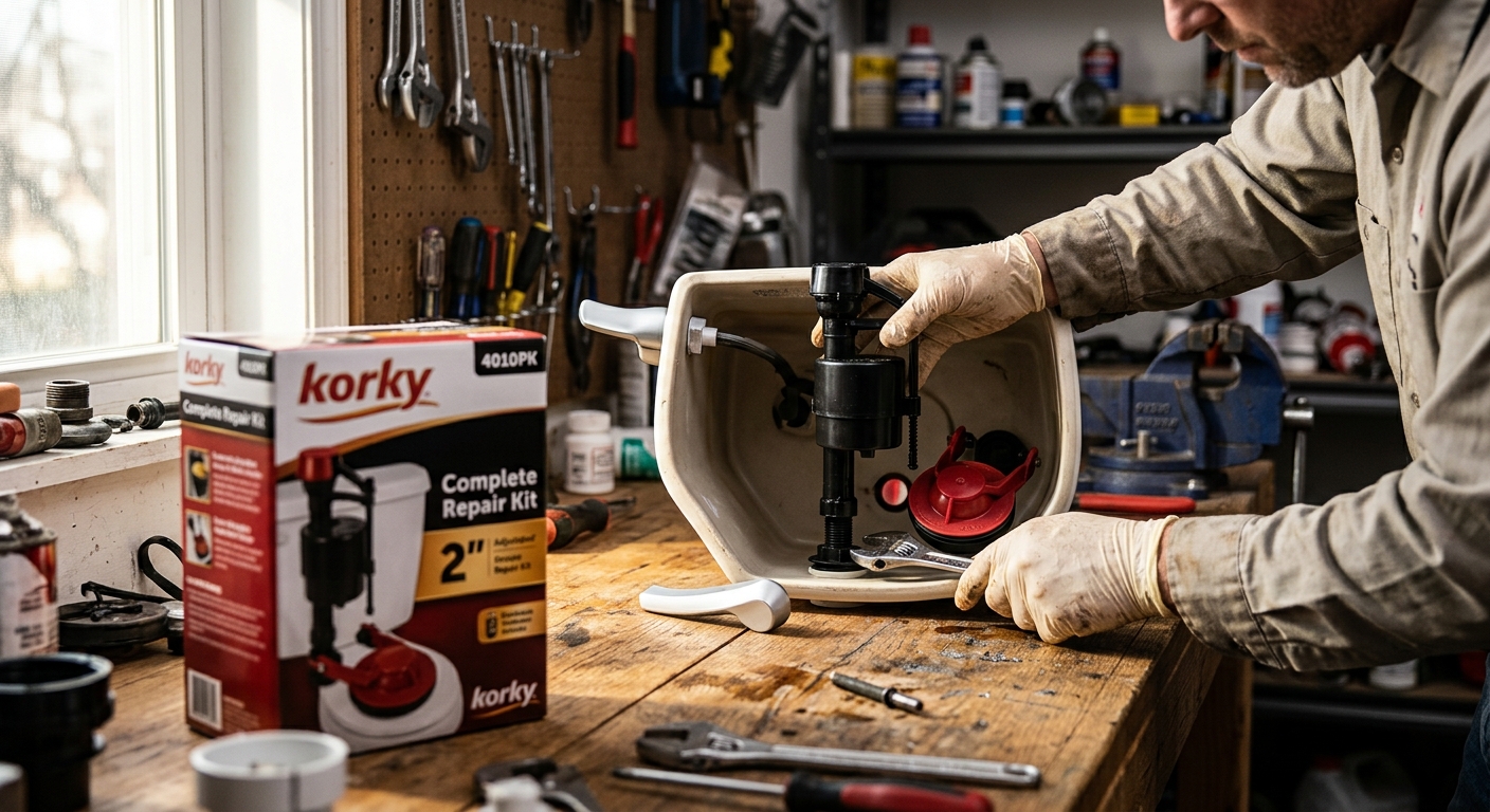 2. Korky 4010PK Complete Repair Kit