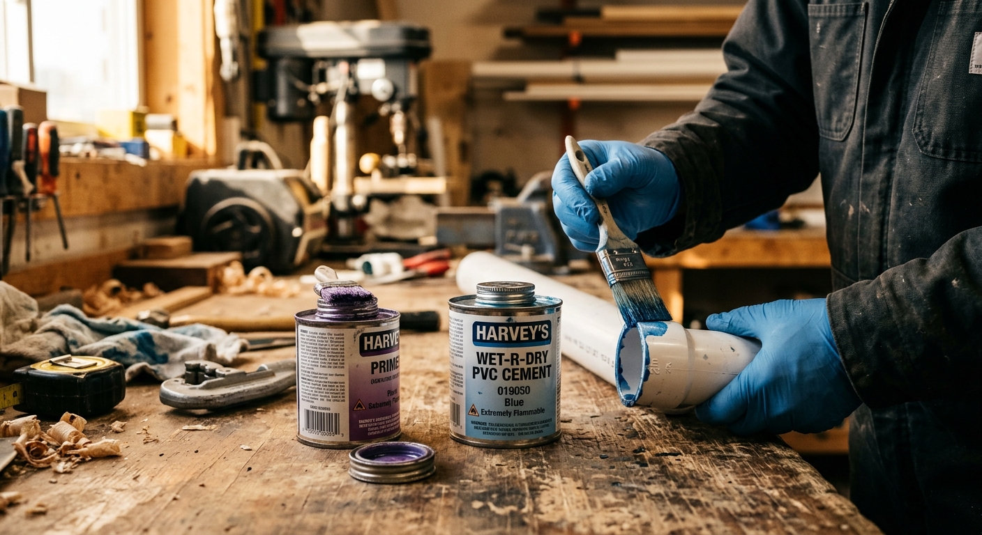 Harvey’s 019050 Wet-R-Dry PVC Cement