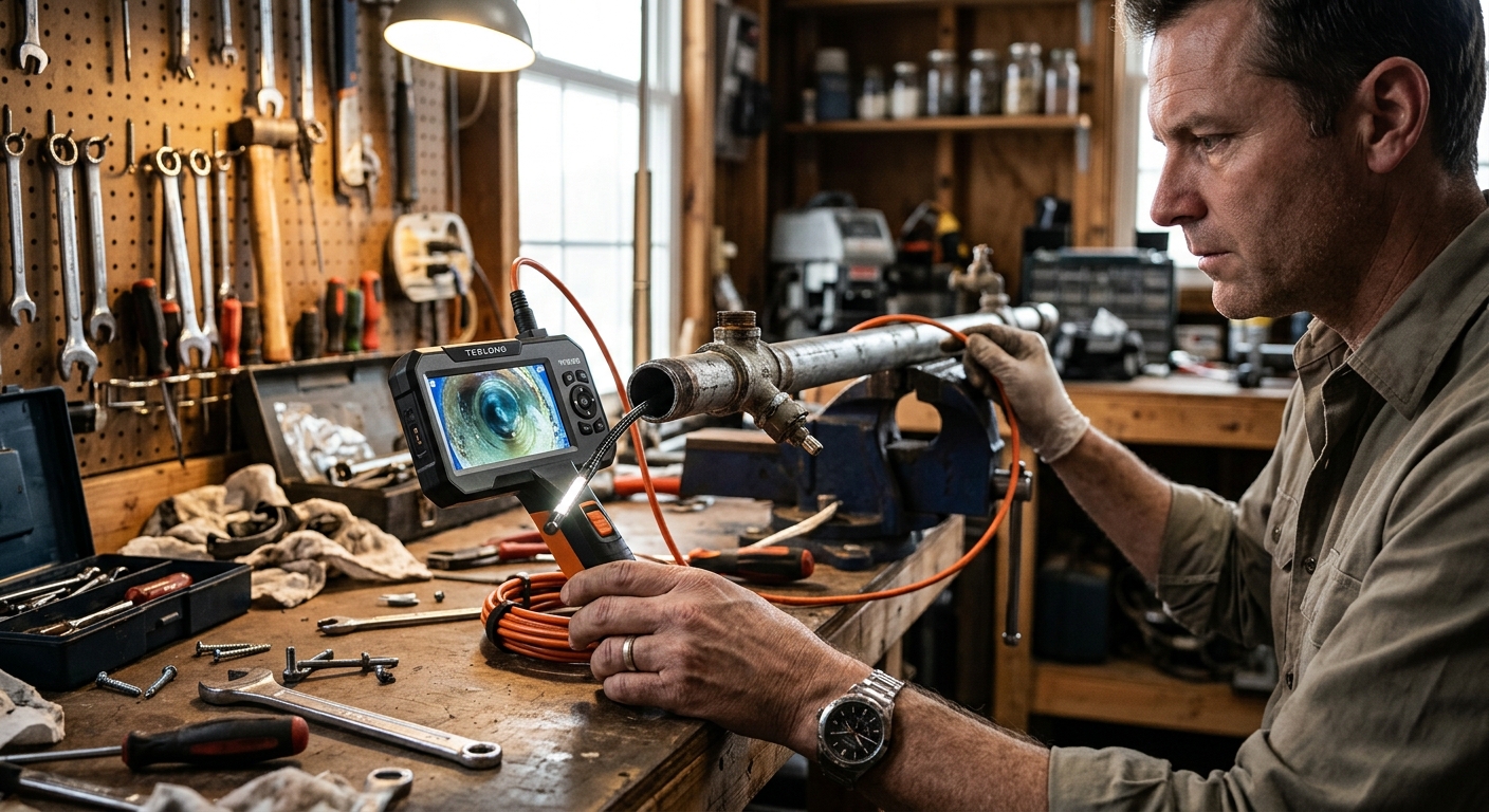 Teslong NTS500 Pipe Inspection Camera