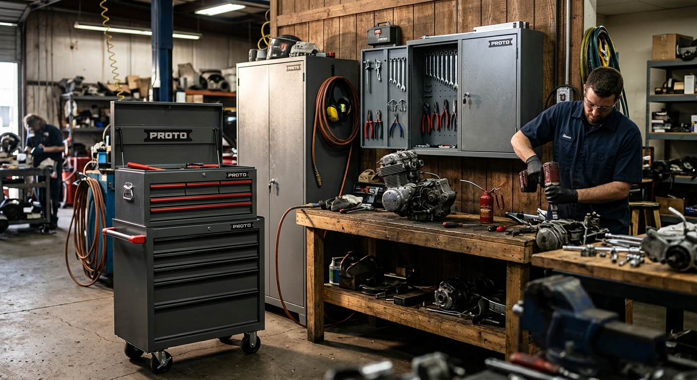 Wall-Mounted Tool Cabinets