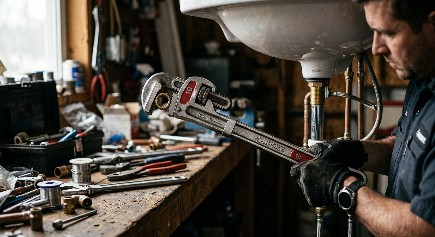 2. Husky 10-inch Basin Wrench