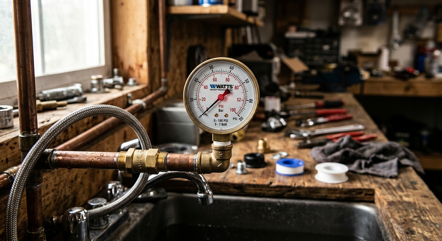 1. Watts Water Technologies 276A Pressure Gauge
