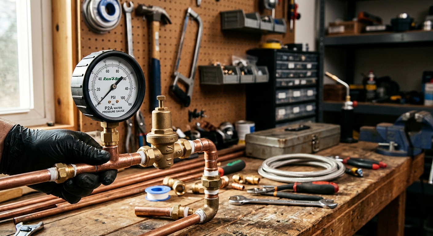 3. Rain Bird P2A Water Pressure Gauge