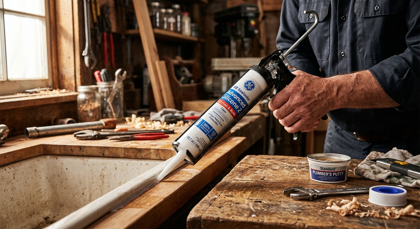 2. GE Sealants Advanced Silicone 2 Kitchen and Bath