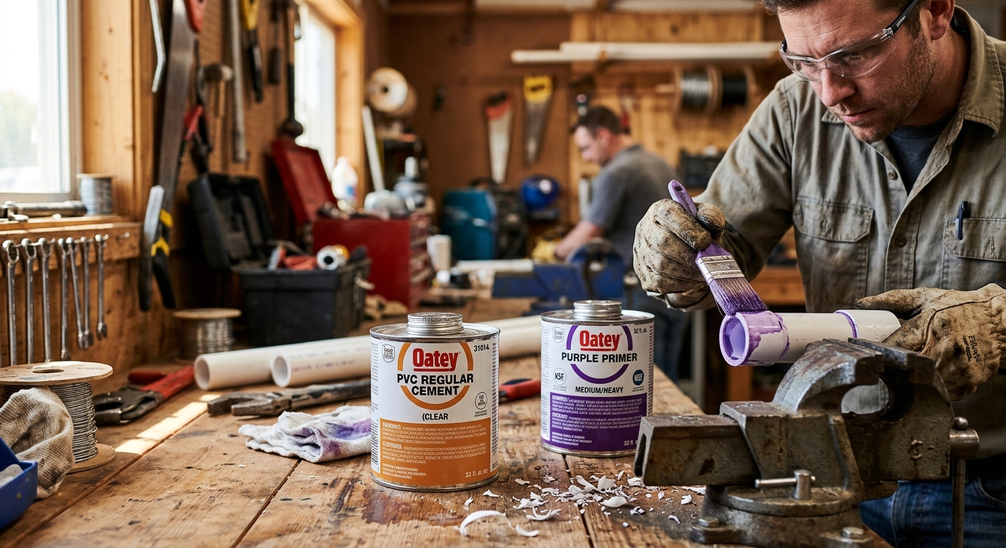 1. Oatey 31014 PVC Regular Cement (Clear)
