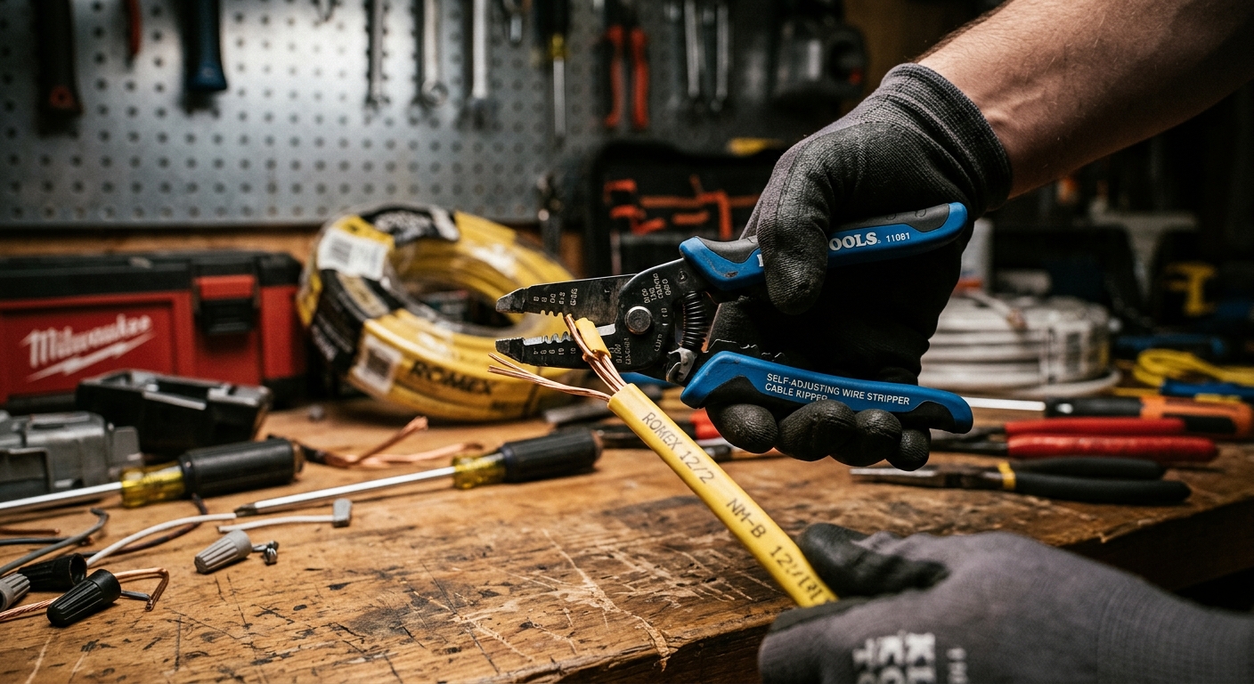 3. Klein Tools 11061 Self-Adjusting Wire Stripper