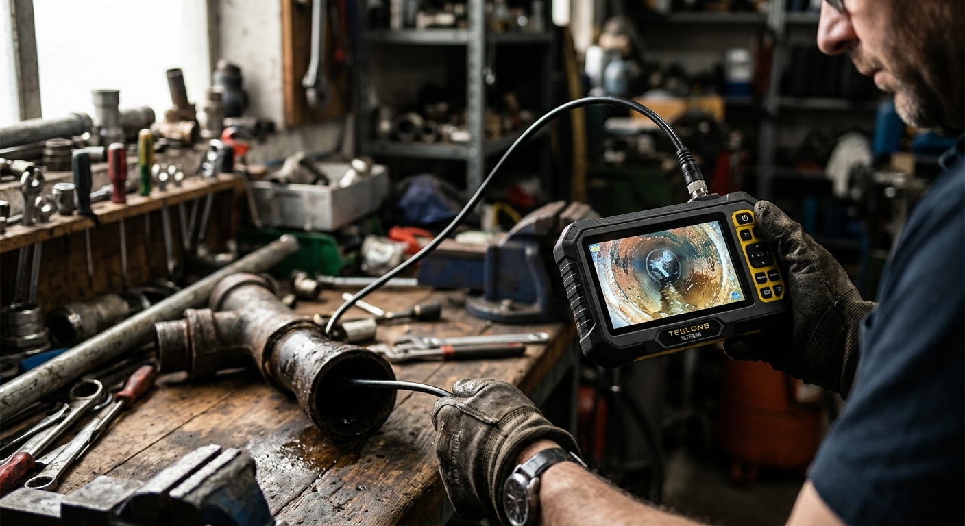 2. Teslong NTS500 Pipe Inspection Camera