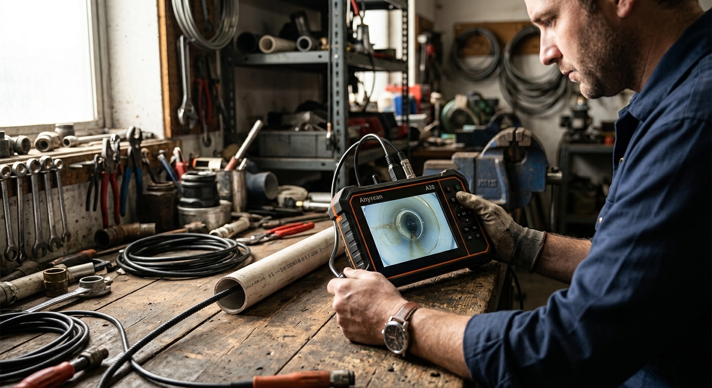 4. Anyscan A30 Pipe Inspection Camera