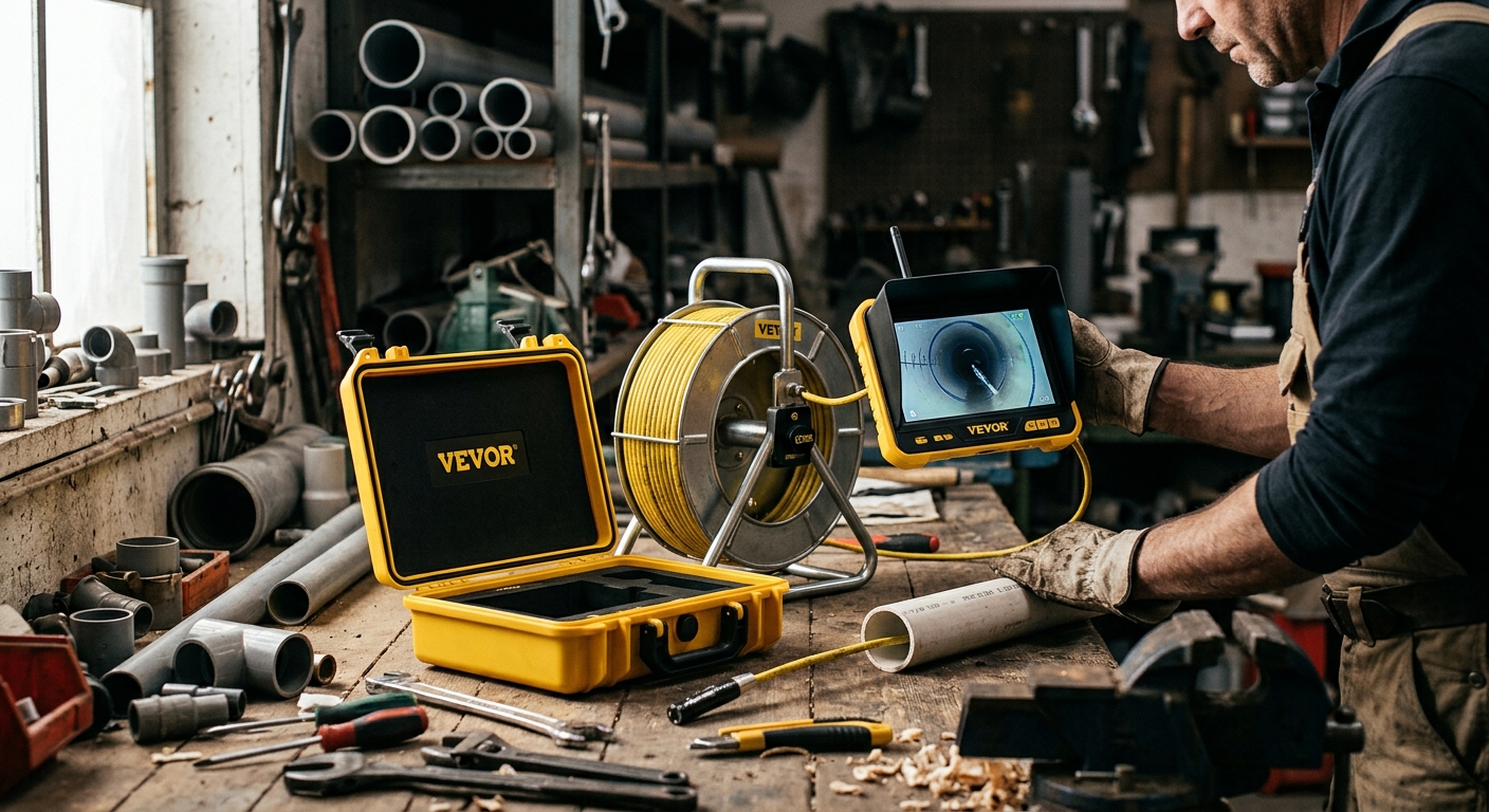 5. VEVOR Pipe Inspection Camera