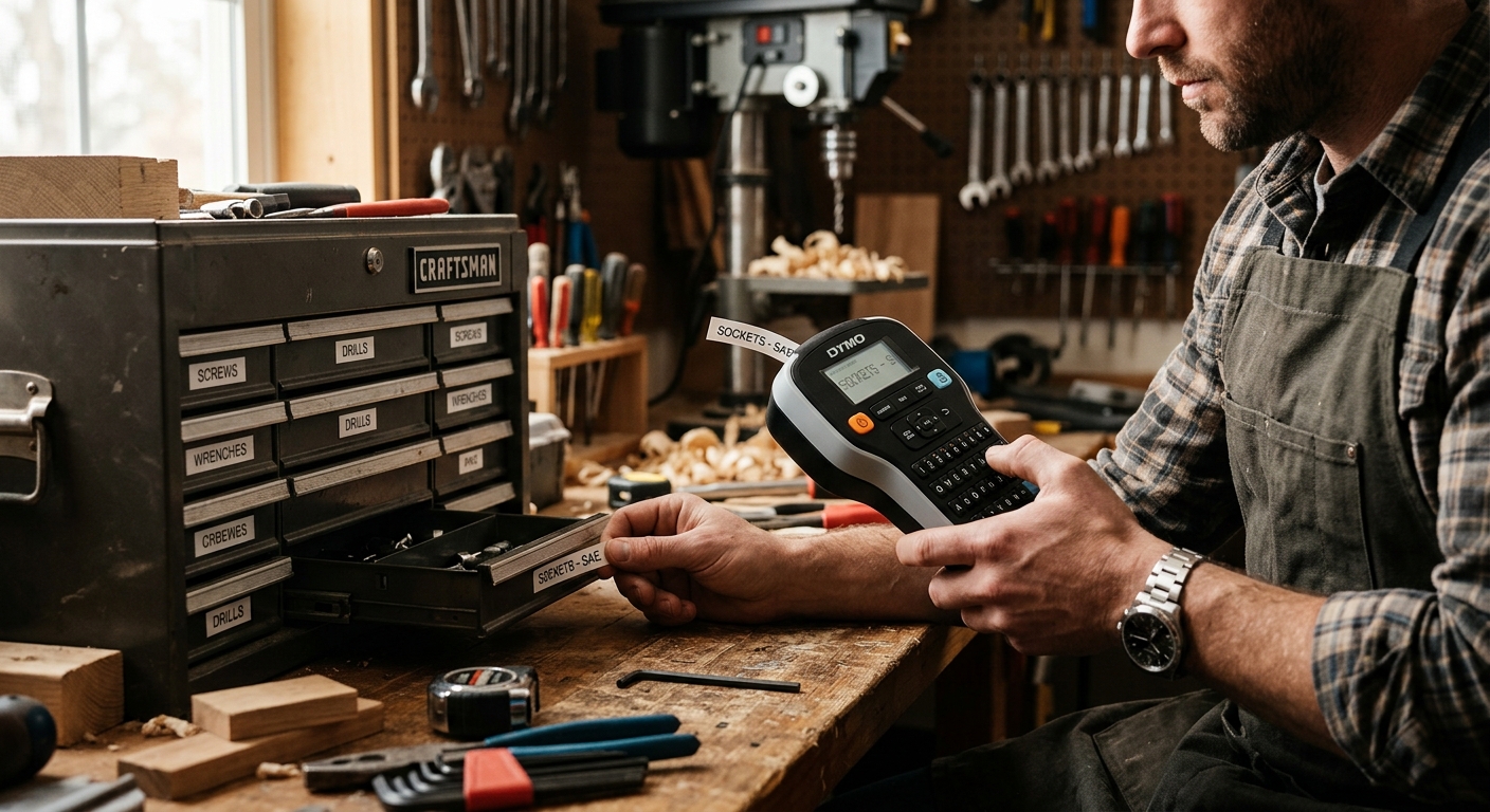 Handheld Battery-Powered Label Makers