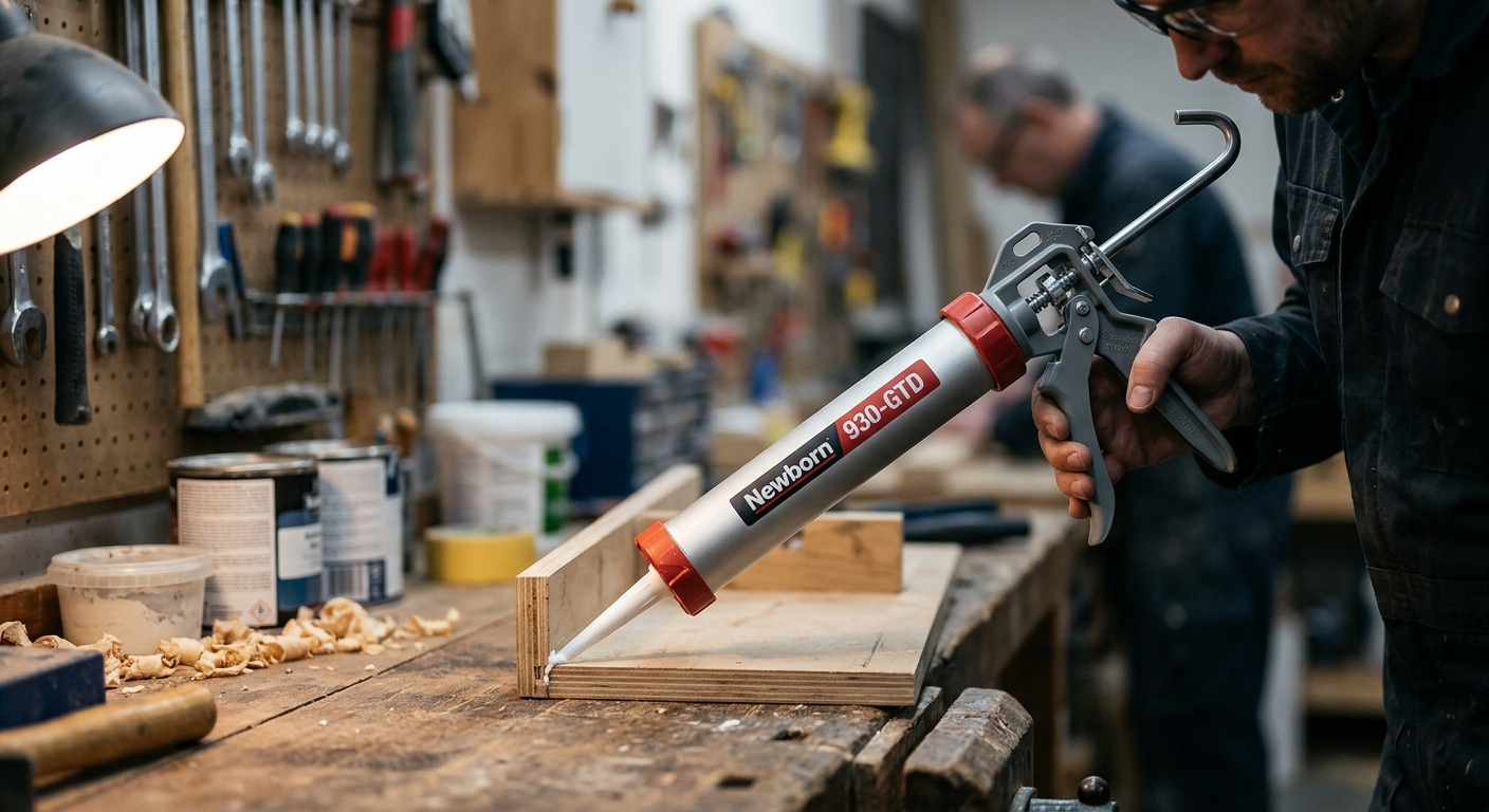 Newborn 930-GTD Smooth Rod Caulk Gun