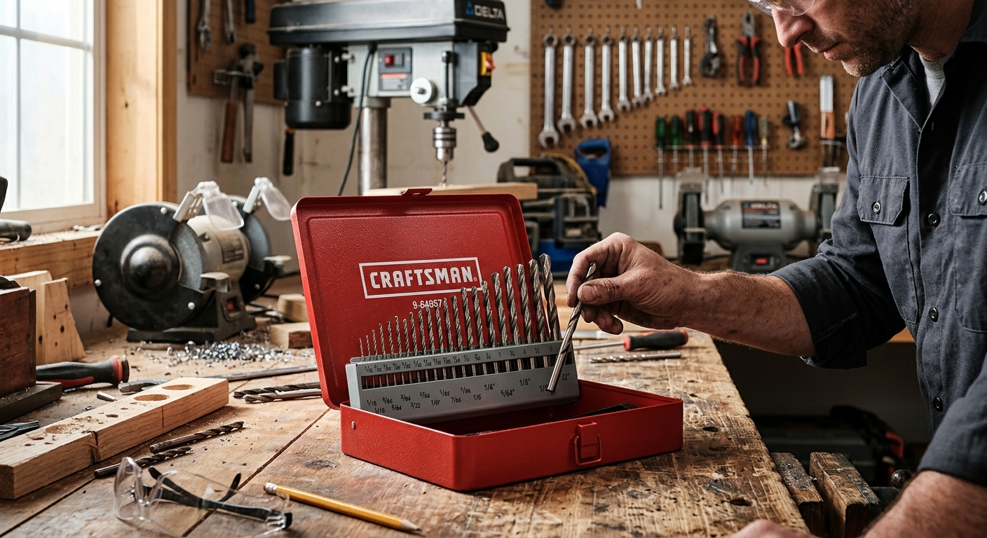 5. Craftsman 9-64057 Twist Drill Bit Index