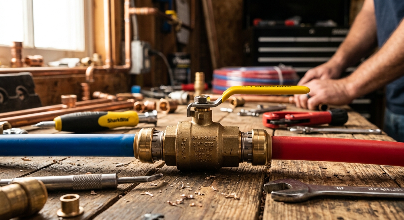 2. SharkBite U011LF 3/4-inch Ball Valve