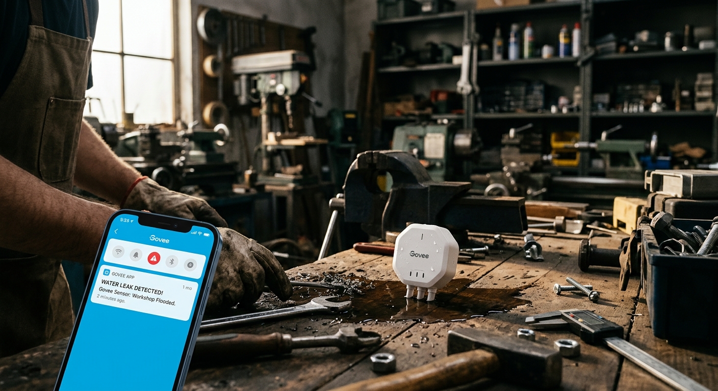 1. Govee Water Sensor with App Alerts