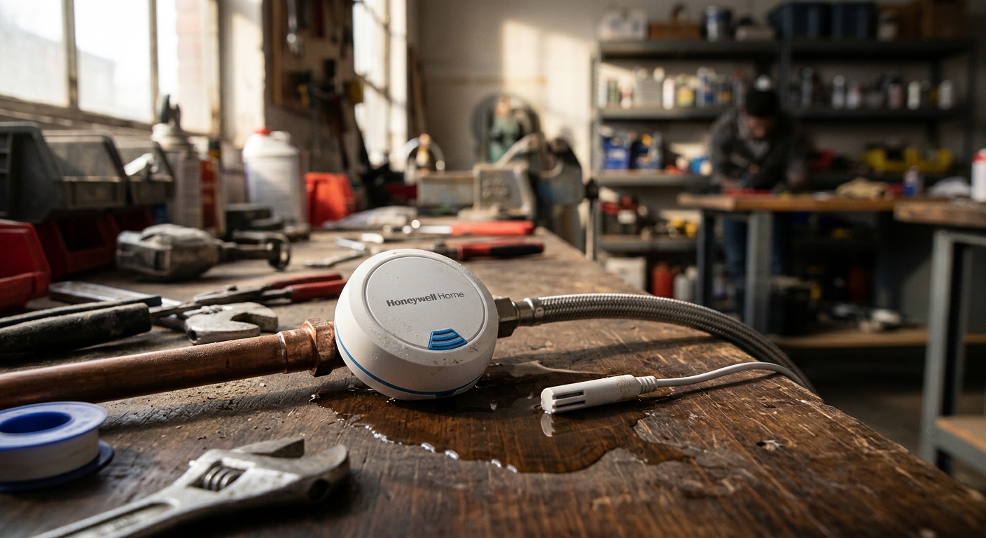 3. Honeywell Home RWD21 Lyric Wi-Fi Water Leak Detector