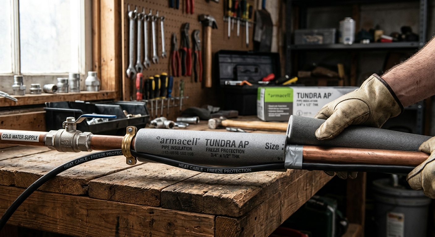 2. Armacell Tundra AP Foam Pipe Insulation