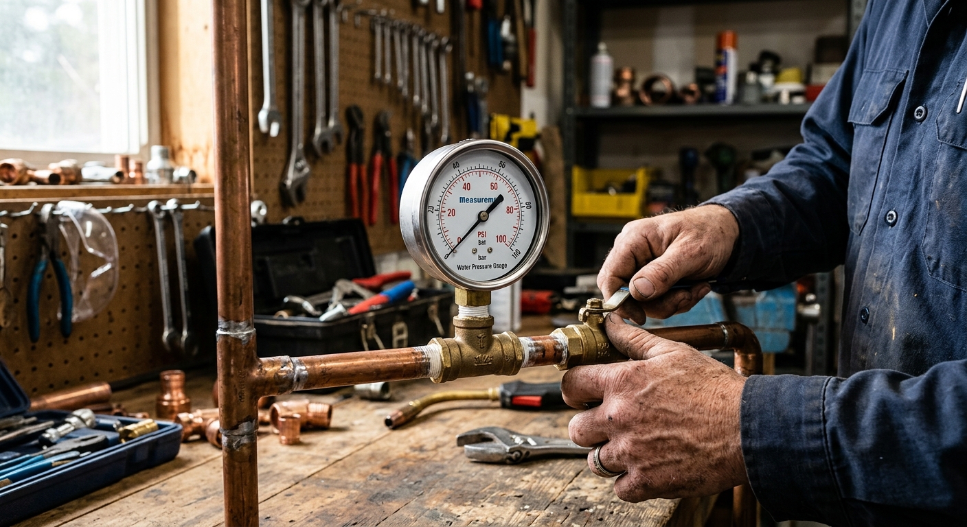 Measureman 2-Inch Water Pressure Gauge