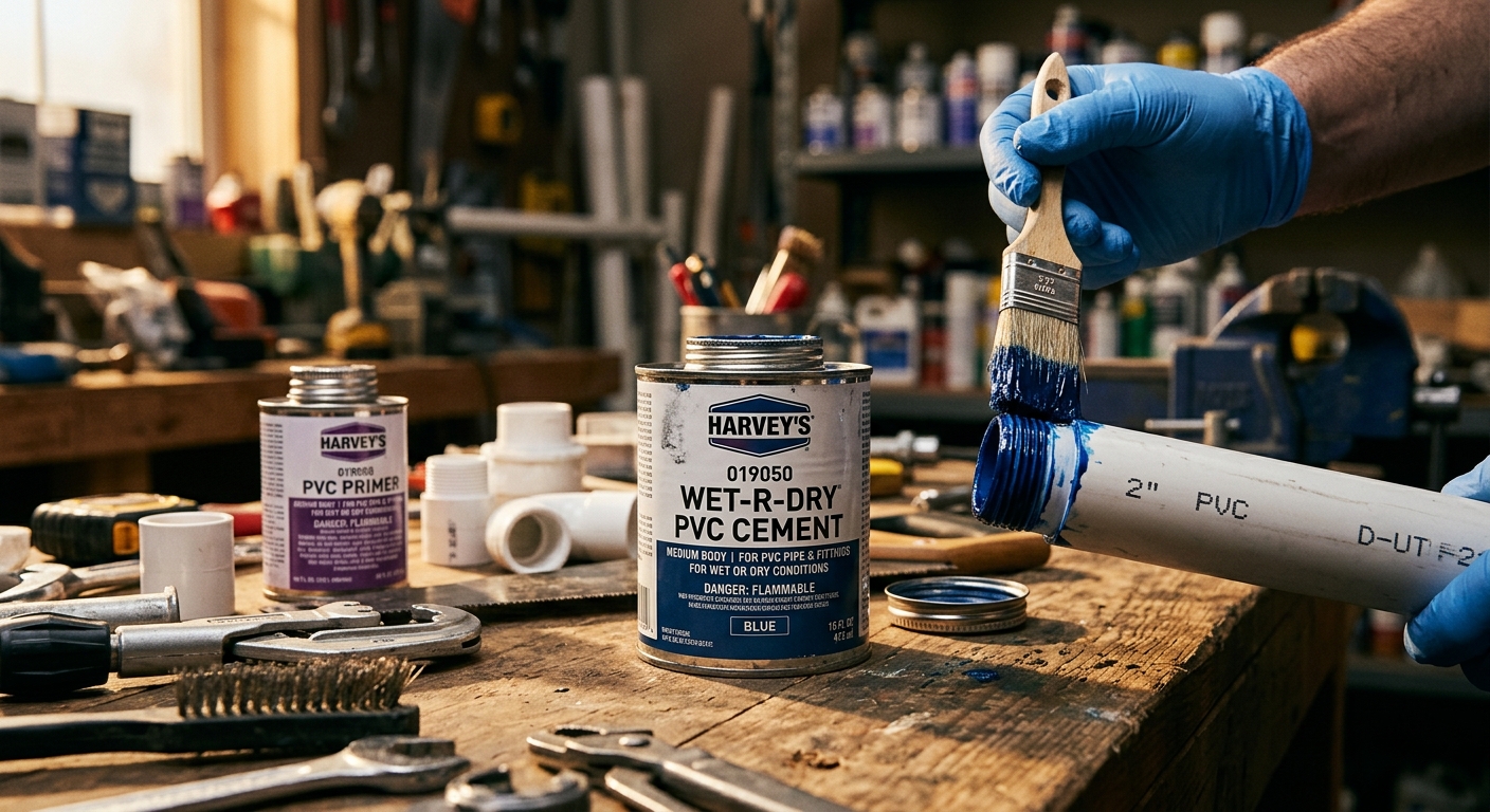 Harvey’s 019050 Wet-R-Dry PVC Cement