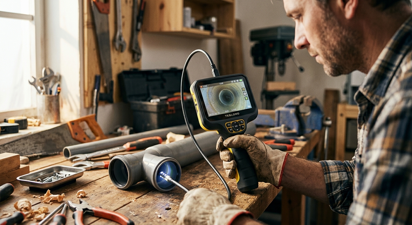 Teslong NTS500 Pipe Inspection Camera