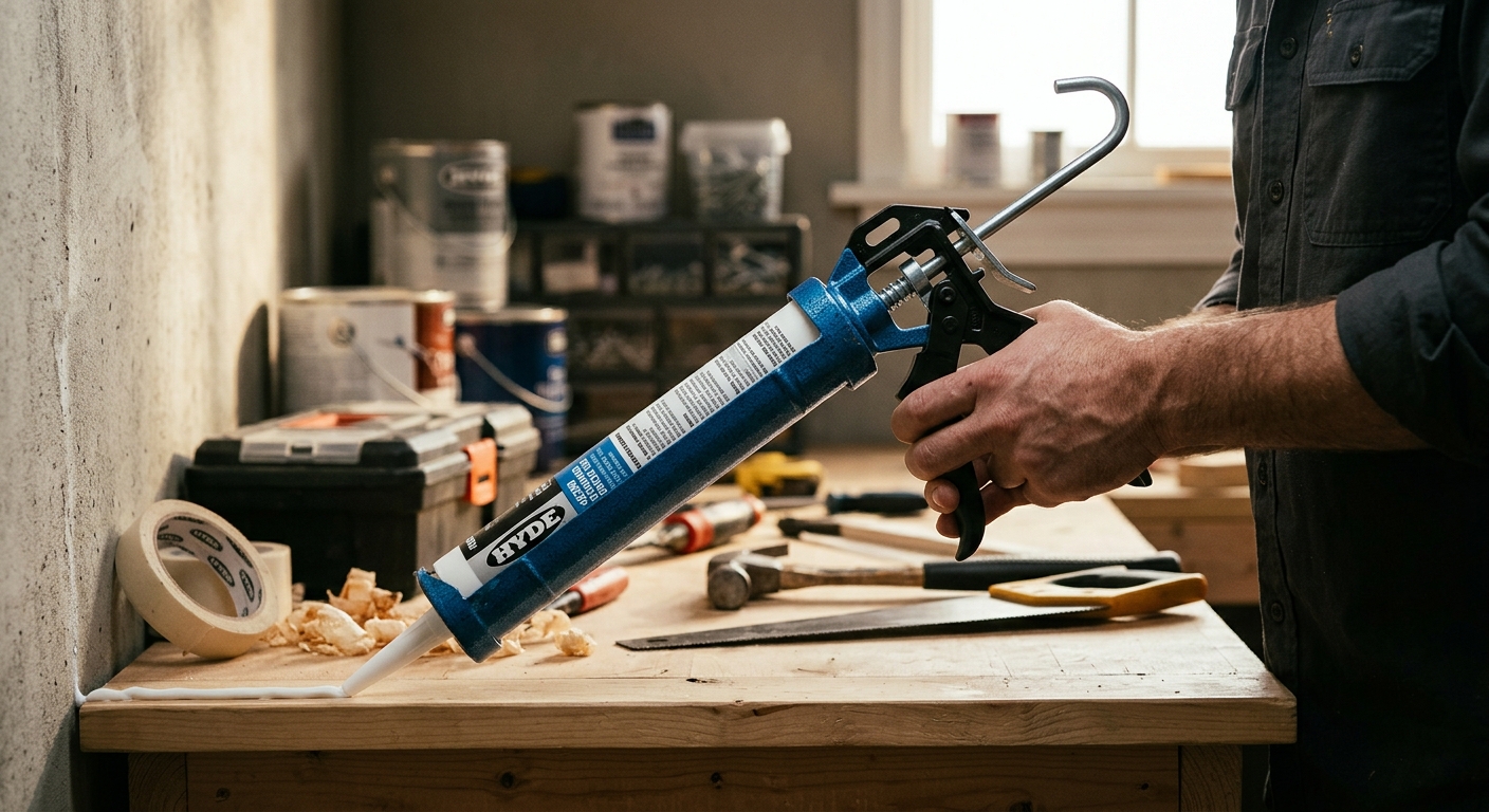 5. Hyde Tools 46290 Standard Ratchet Caulk Gun
