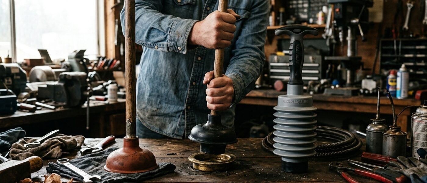 Best Plunger Sets  –  Cup, Flange, and Accordion Styles