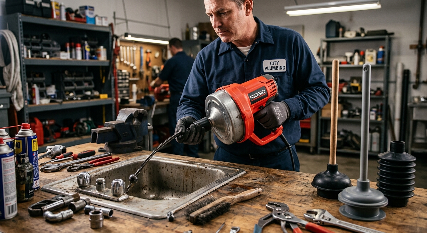 5. Ridgid 59787 Power Spin Drain Cleaner