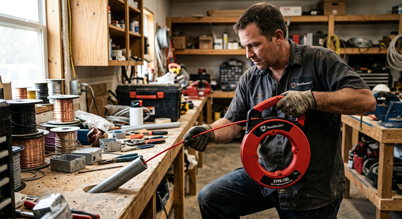 3. Southwire Tools STFR-100 Fish Tape