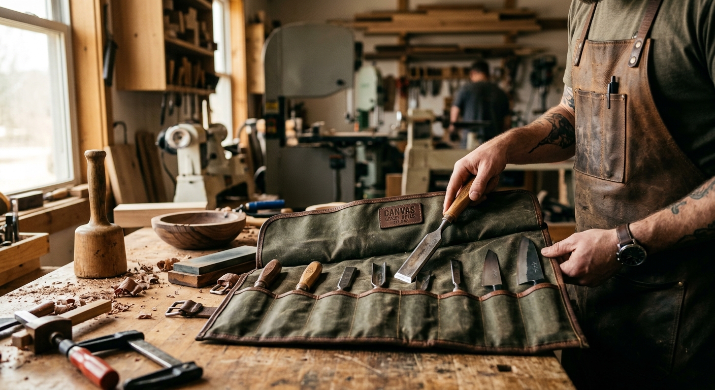 Canvas Chisel Rolls