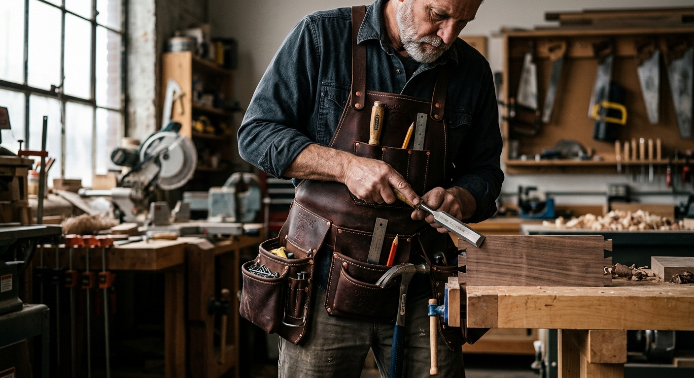 4. Occidental Leather 9500 Carpenter Apron