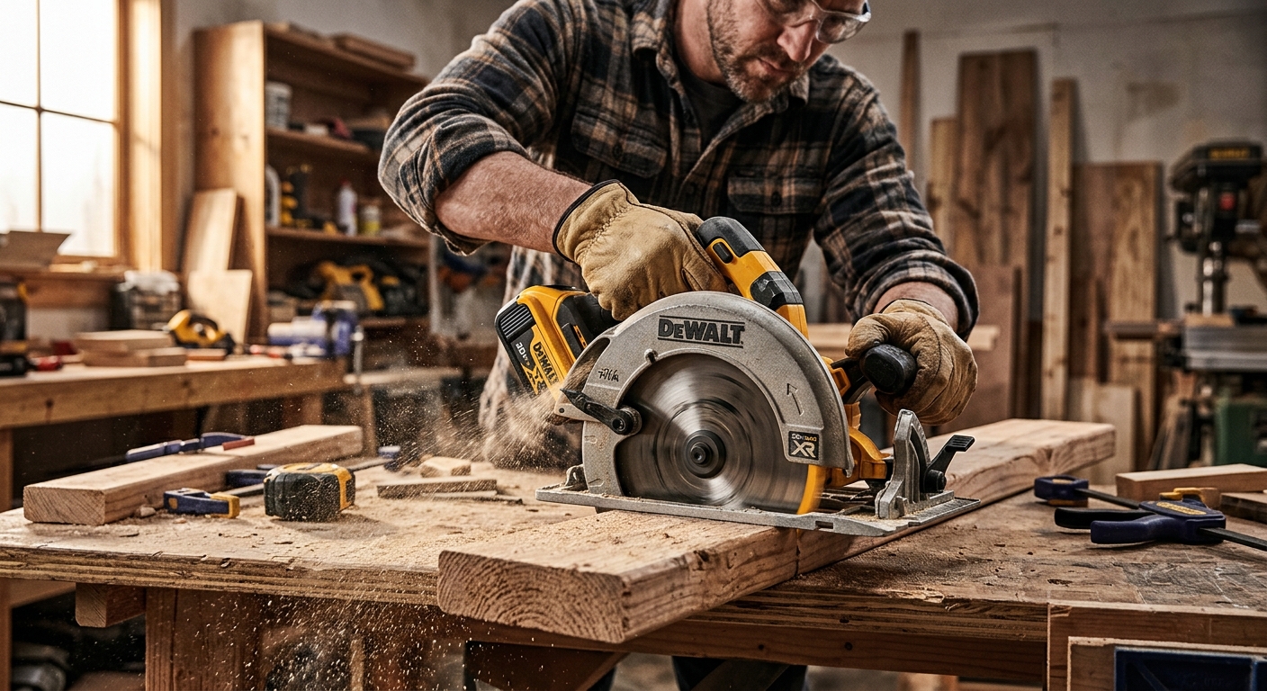 2. DeWalt DCS574B  –  Best 7-1/4-Inch Runner-Up