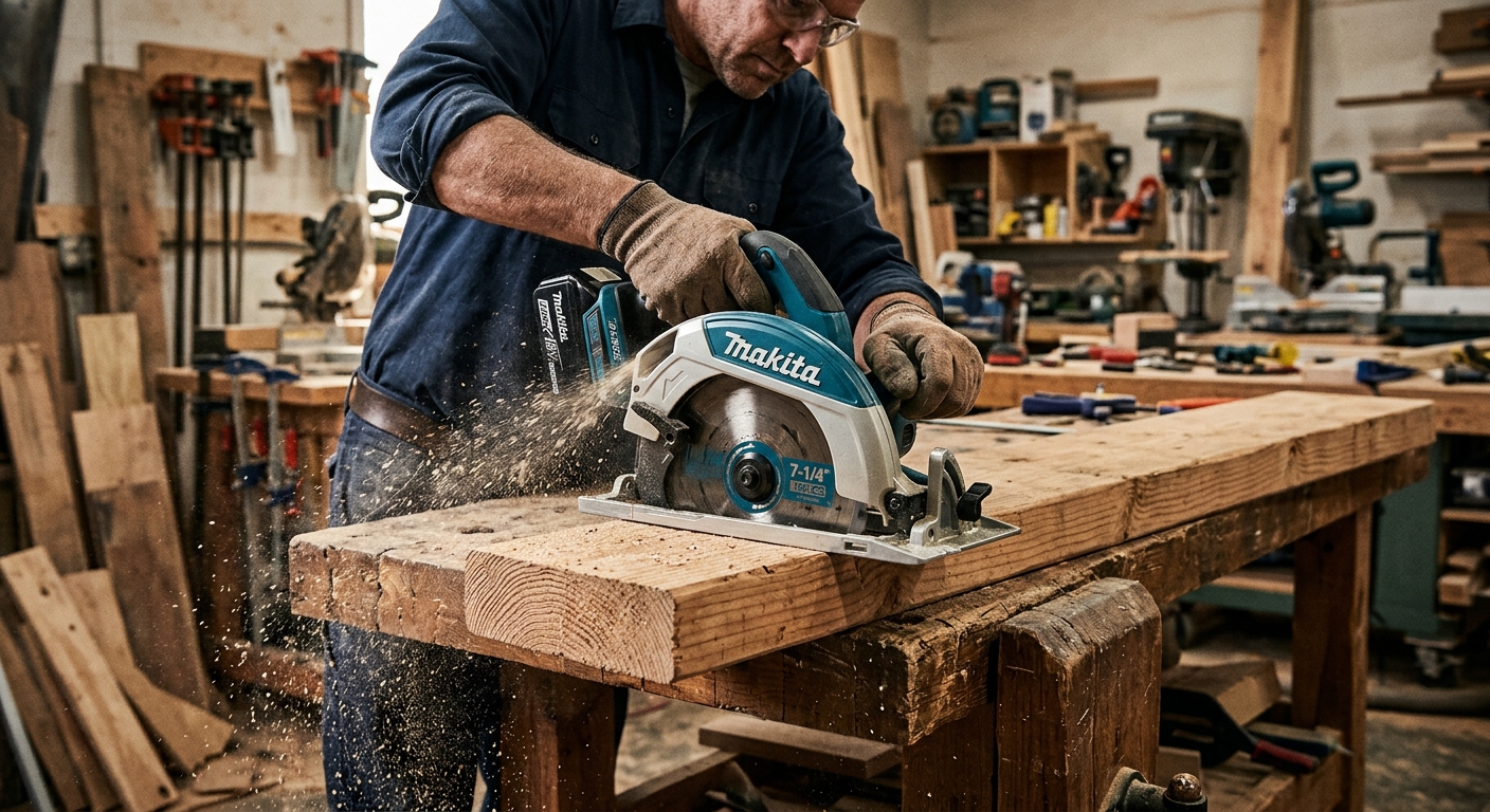 3. Makita XSH06Z (18V X2)  –  Best for Heavy Cutting