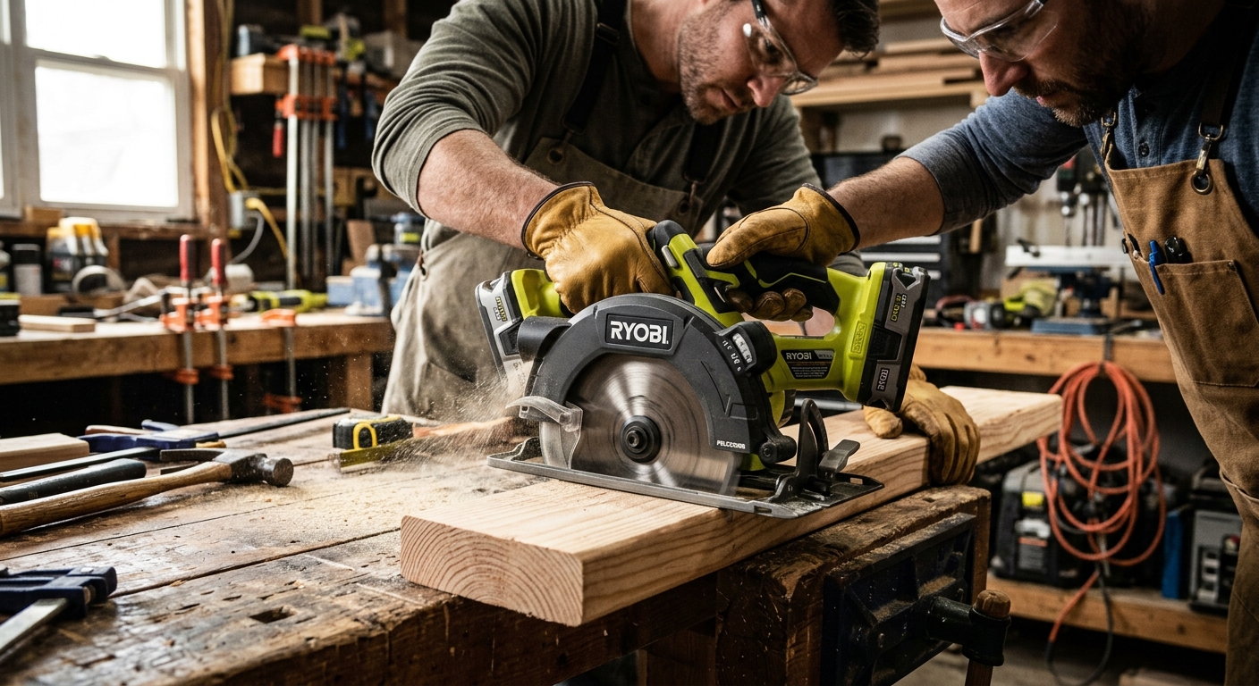 4. RYOBI PBLCS300B  –  Best Budget Cordless 7-1/4