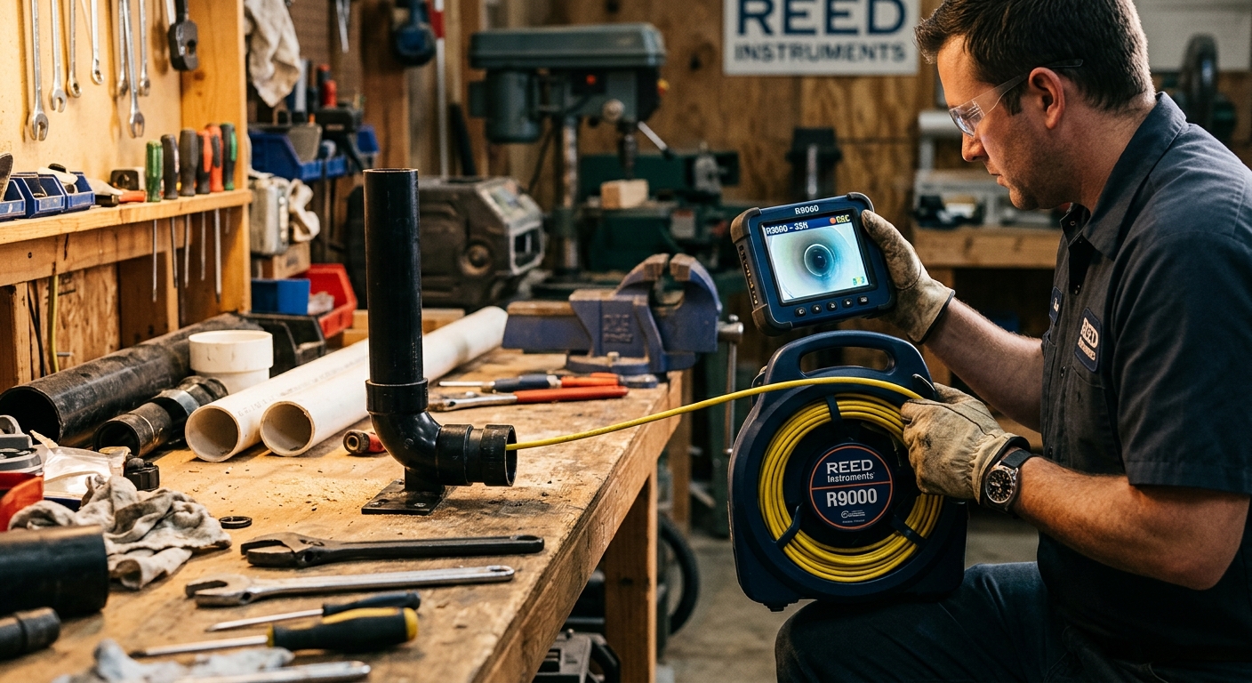 REED Instruments R9000 Pipe Inspection Camera