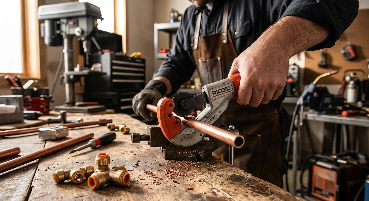 RIDGID 23488 Copper Pipe and Tube Cutter