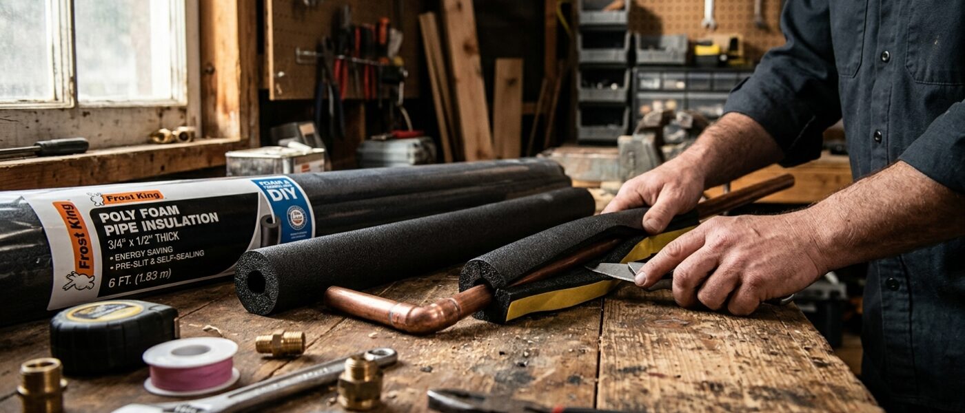 Best Pipe Insulation  –  Foam and Fiberglass for DIY