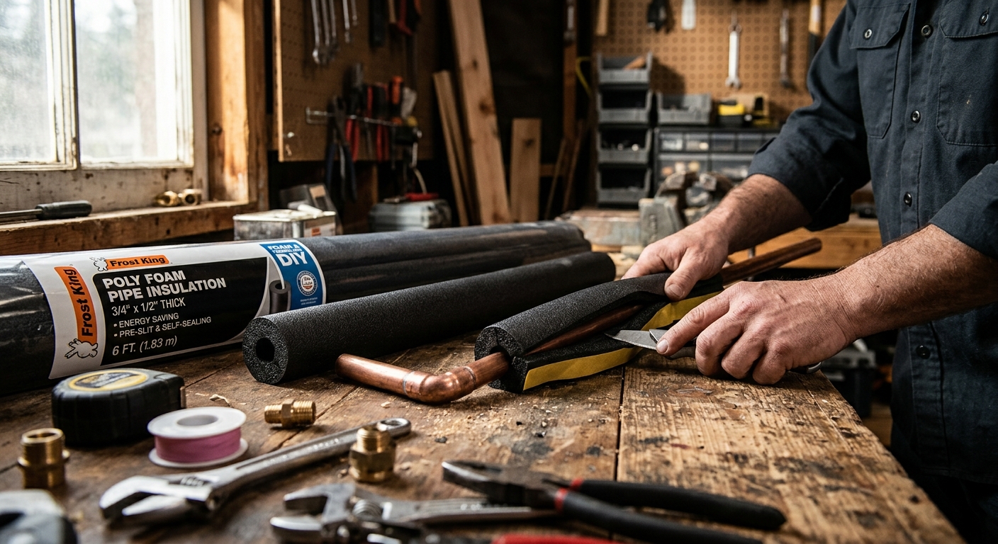 Frost King Foam Pipe Insulation