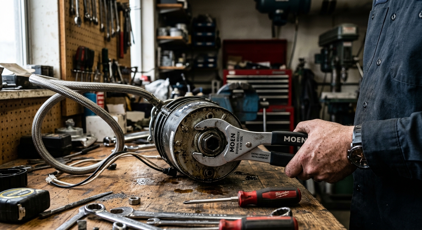 Moen Disposal Wrench and Hex Tool Combo