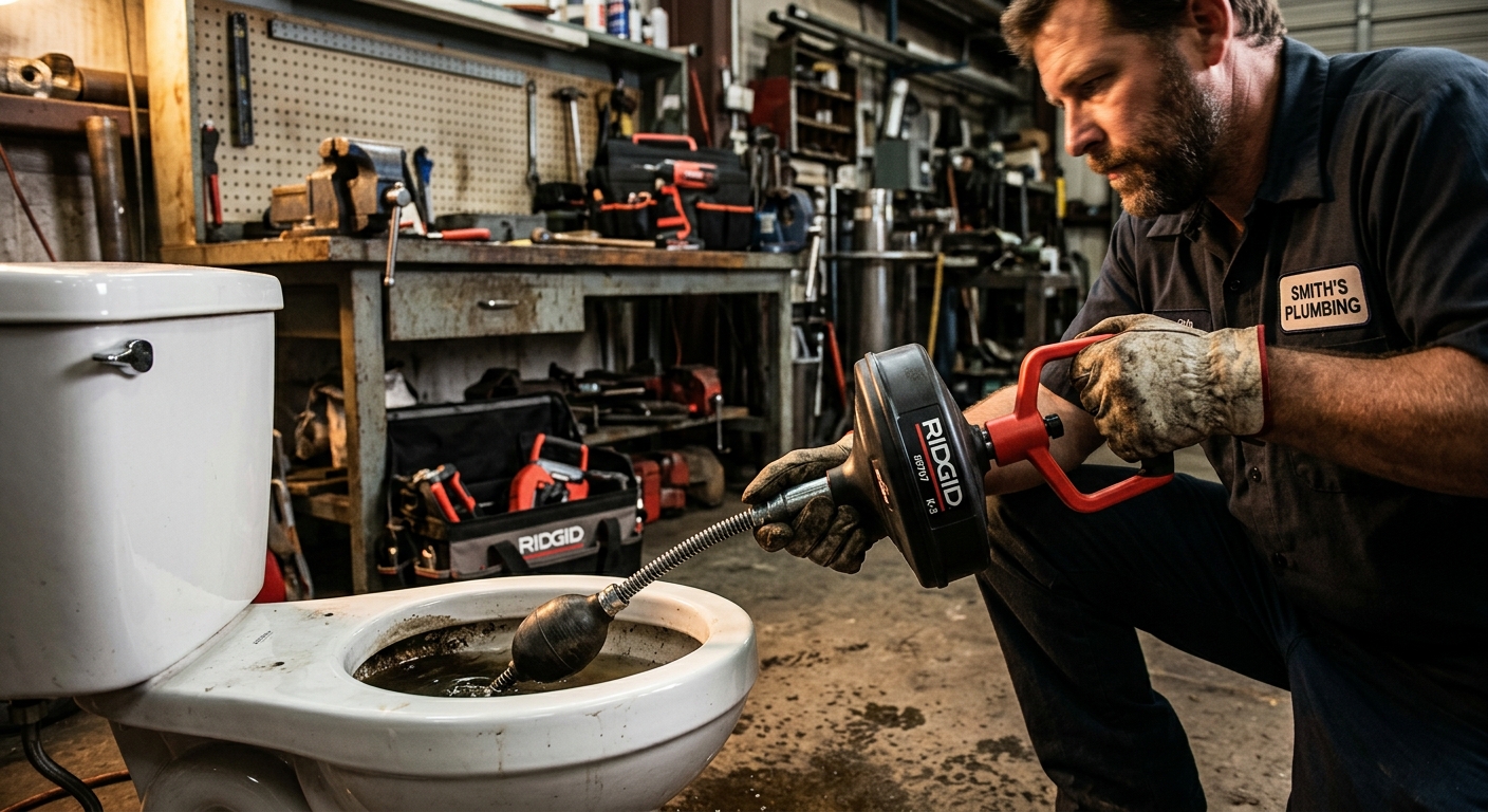 Ridgid 59787 Toilet Auger (for cases where a plunger isn’t enough)