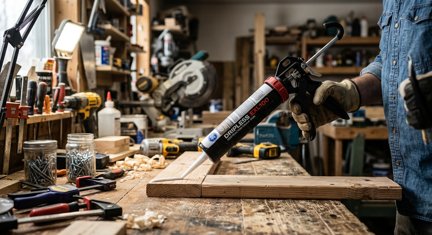 Dripless EXL100 Contractor Caulk Gun