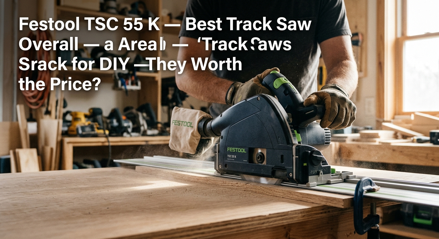 1. Festool TSC 55 K  –  Best Track Saw Overall