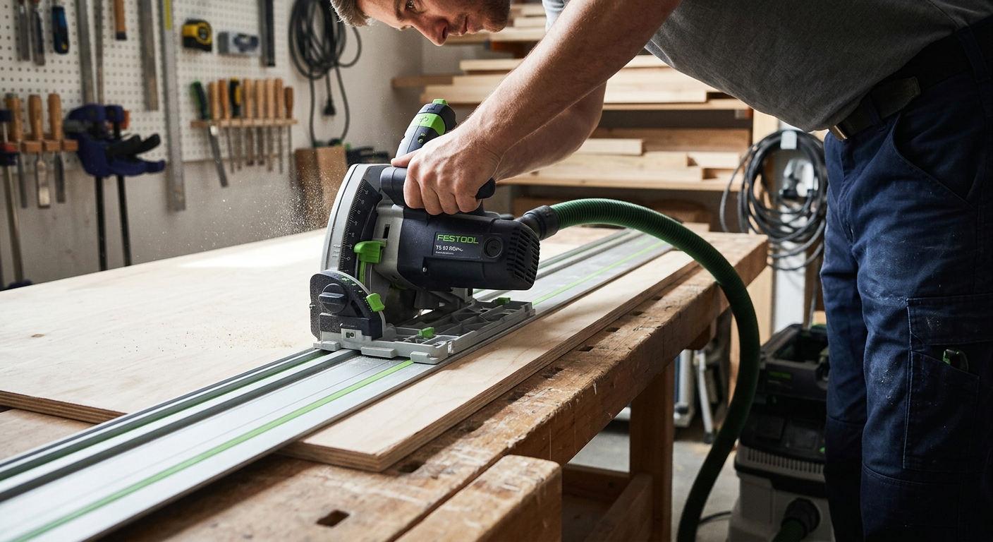 5. Festool TS 55 REQ-Plus  –  Best Corded Mid-Range Festool