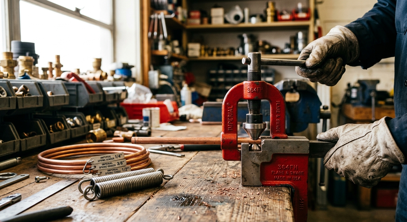 Imperial Tool 364FH Flare and Swage Tool with Spring Benders