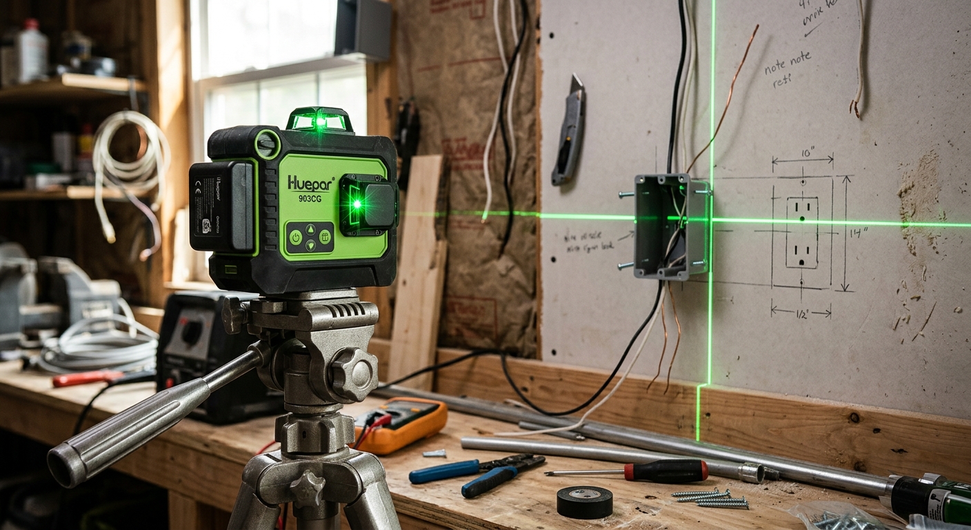Huepar 903CG Green Cross Line Laser
