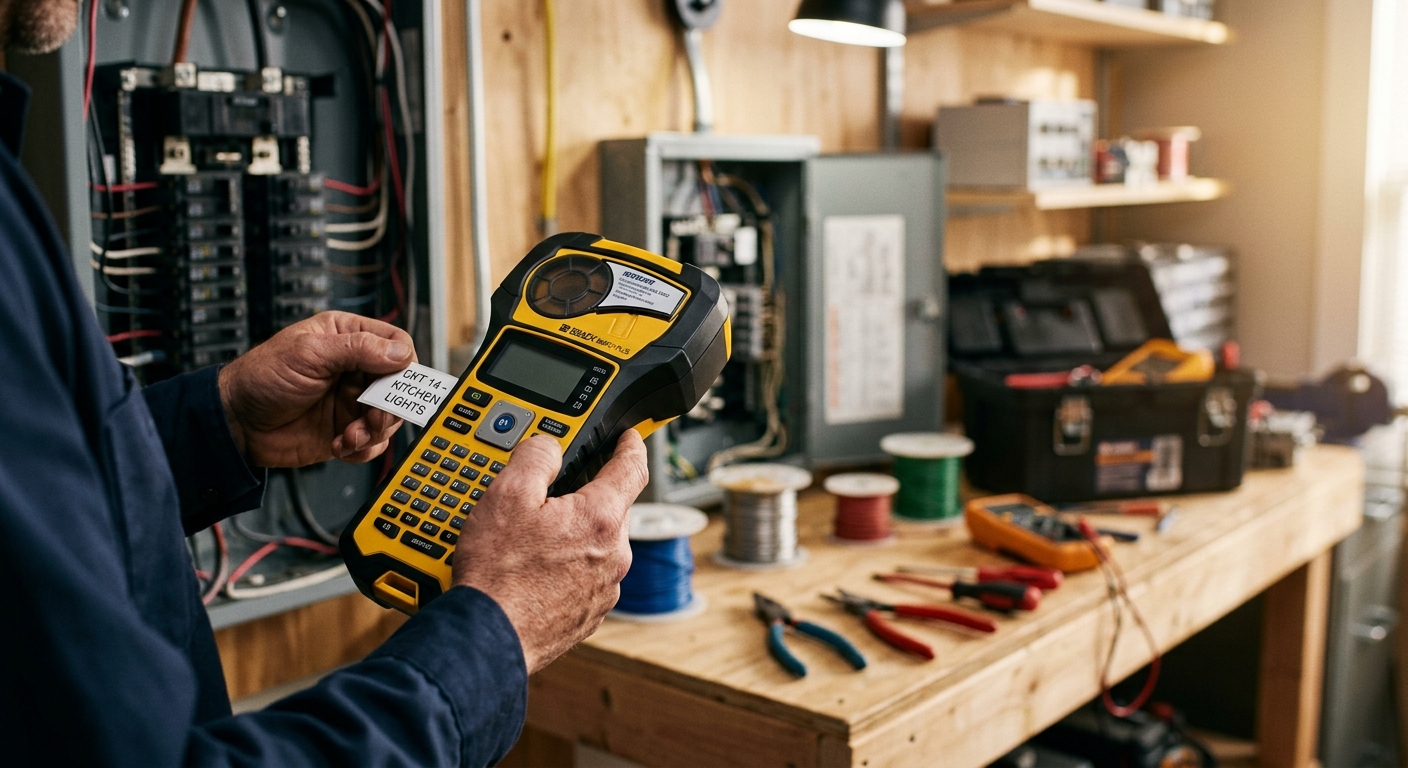 Brady BMP21-PLUS Label Printer with Electrical Presets