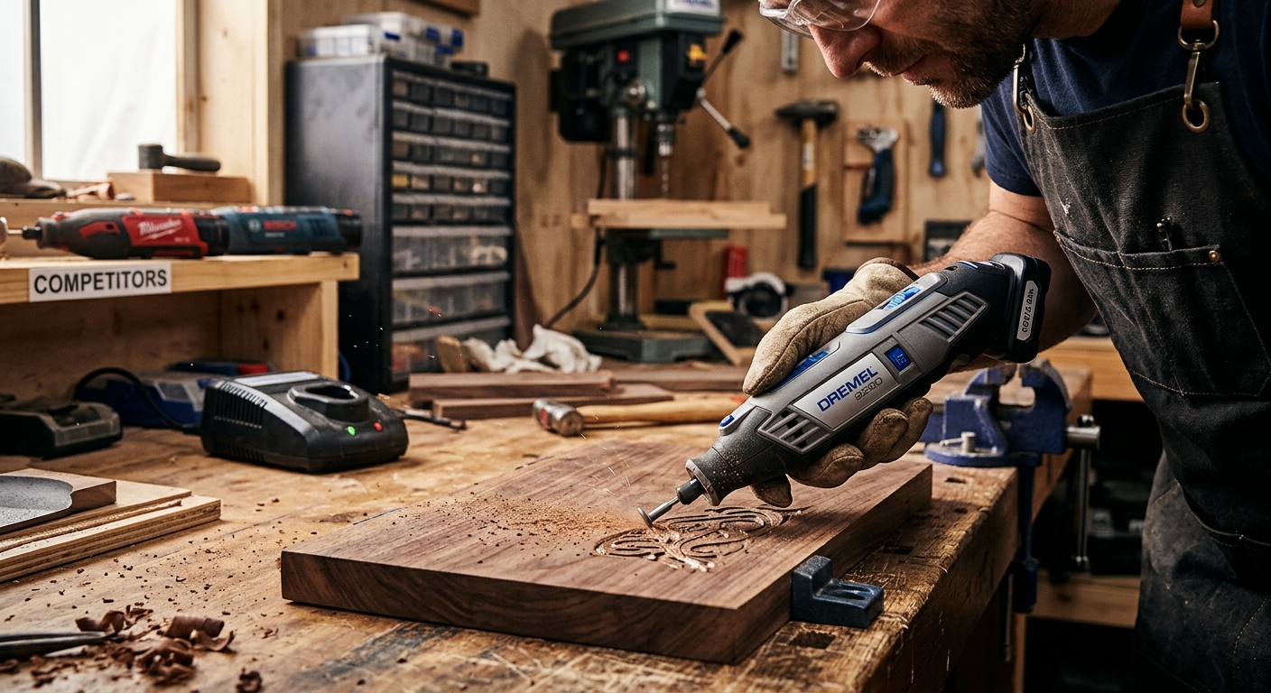 2. Dremel 8260  –  Best Cordless Rotary Tool
