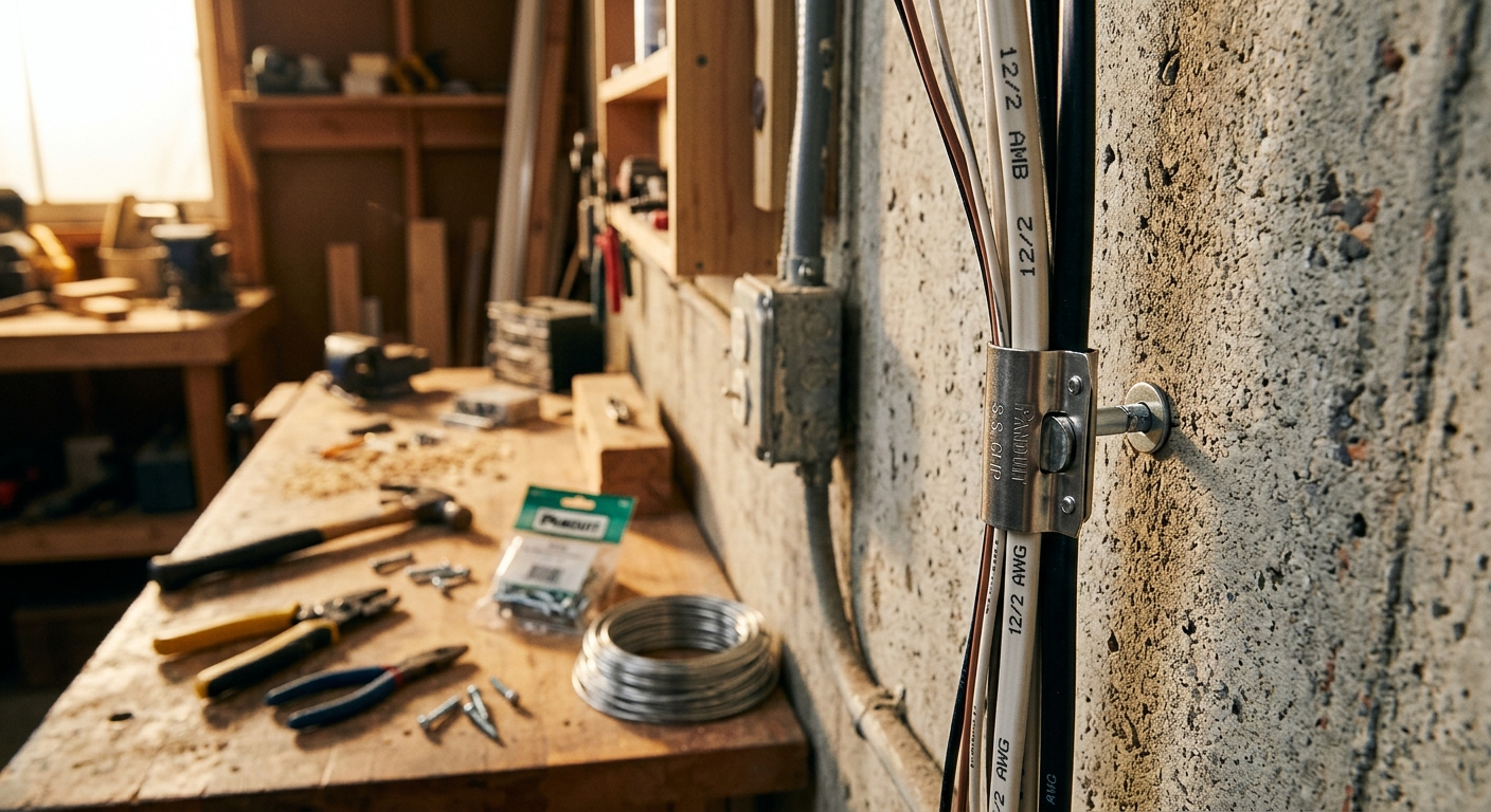 Panduit Pan-Steel Cable Clips for Concrete