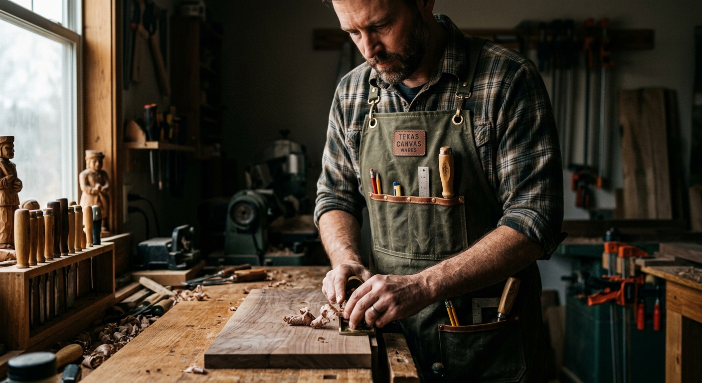 Texas Canvas Wares Shop Apron