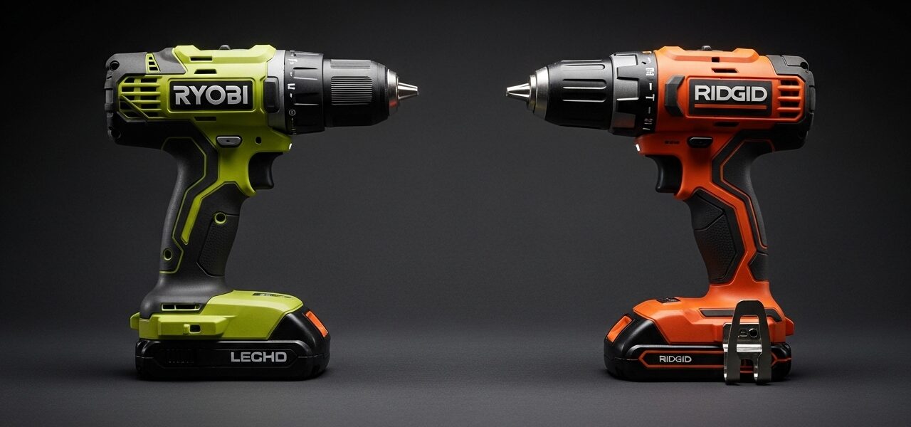 RYOBI ONE+ vs Ridgid 18V  –  Which Cordless System Wins for DIY?