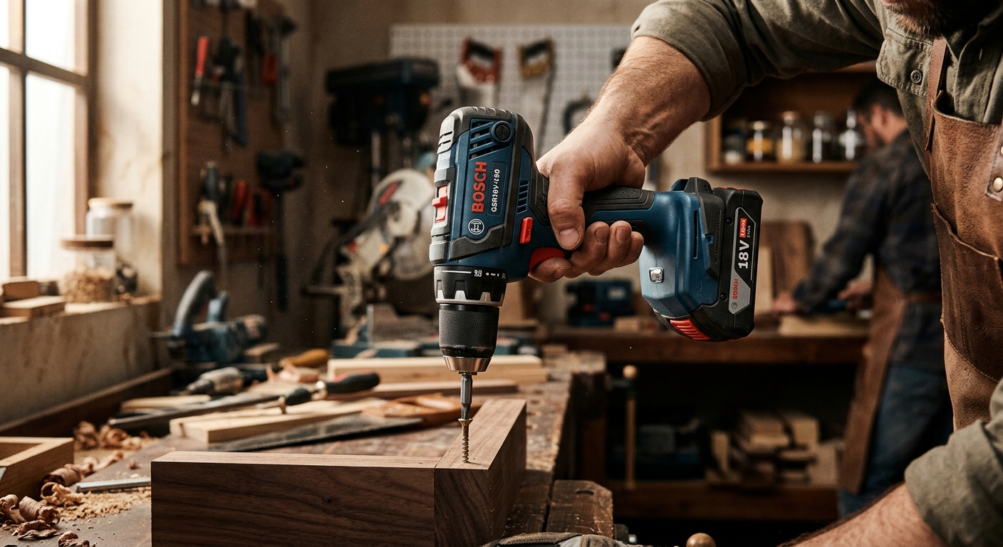 4. Bosch GSR18V-190B22  –  Best Ergonomics