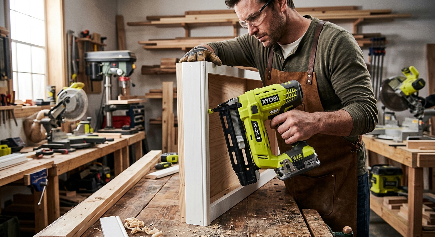 4. RYOBI PCL225B  –  Best Budget Cordless Finish Nailer